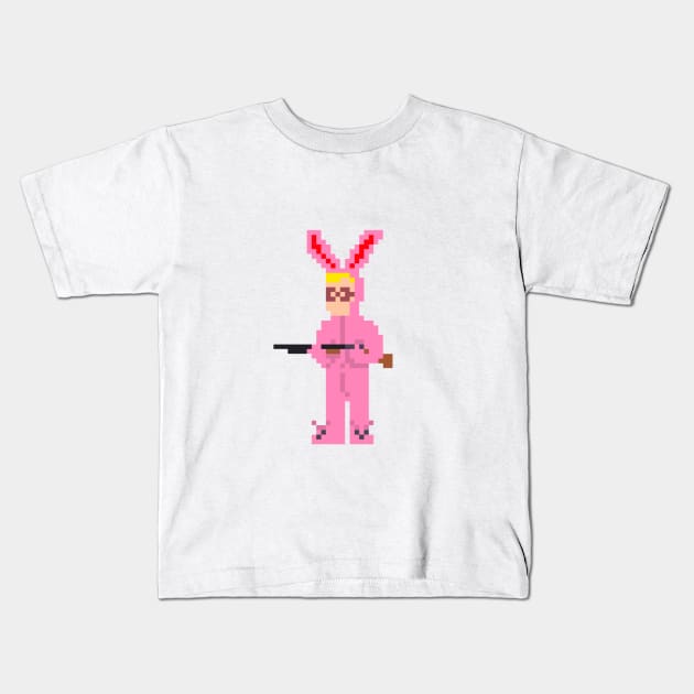 A Ralphie Christmas in 8 bit Pixel Art Kids T-Shirt by TommySniderArt